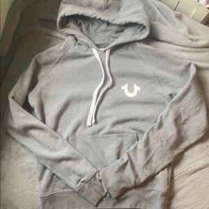 Gray true religion Hoodie